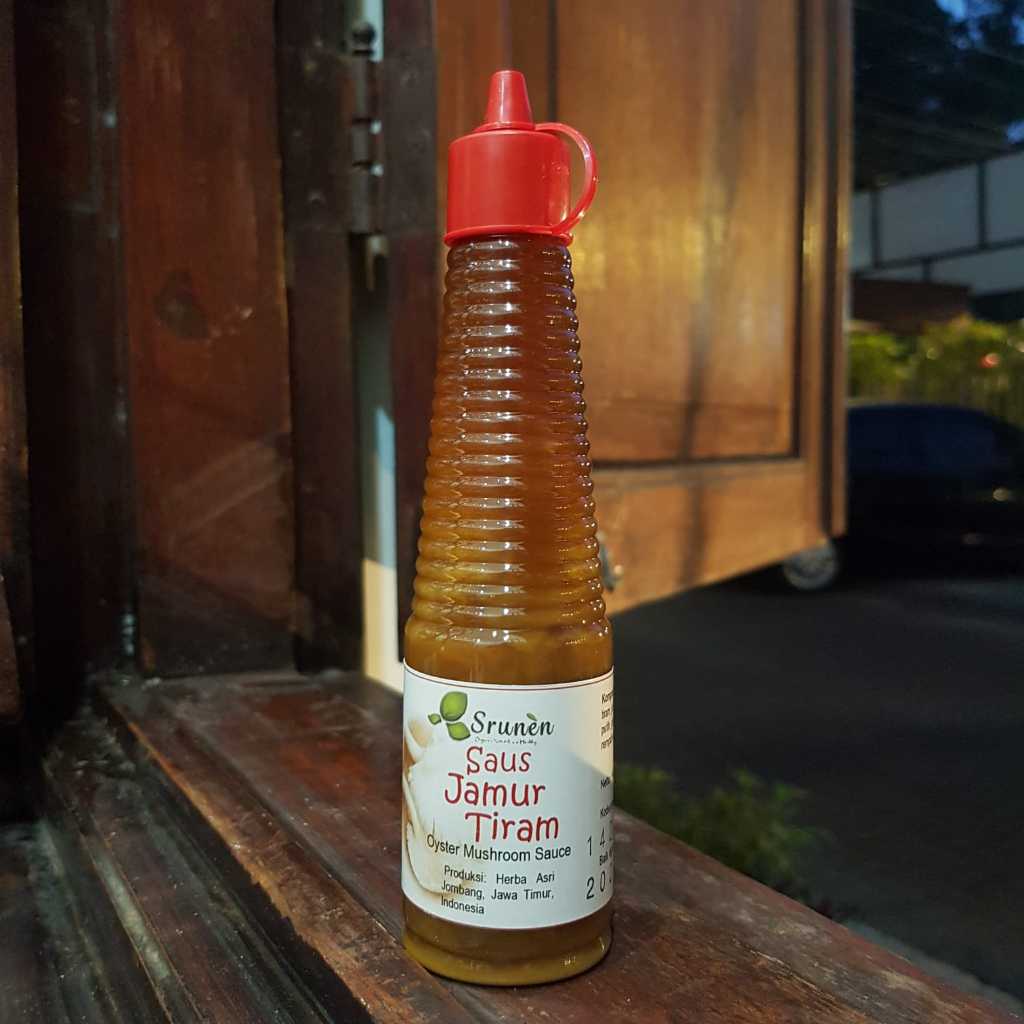 

Saus Jamur Tiram 140ml - Srunen Asri Organik