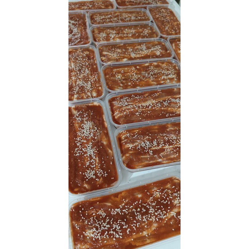 

Pork Belly Korean BBQ kemasan 500gr/pack [NON HALAL]