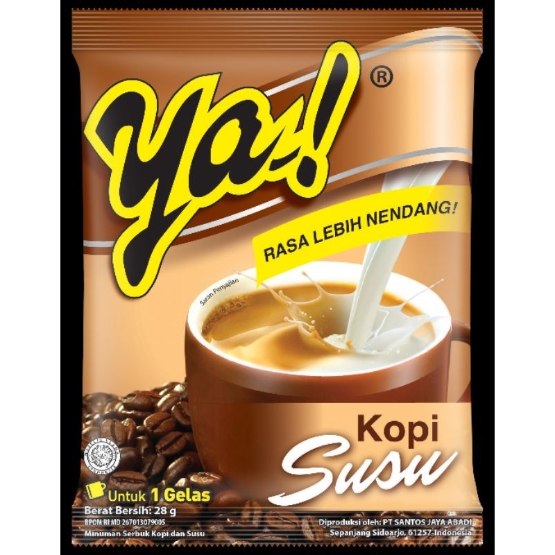 

✨hahahamart_sby✨KOPI YA SUSU 28GR || HARGA PAKET ISI 3 RENTENG (30 PCS)