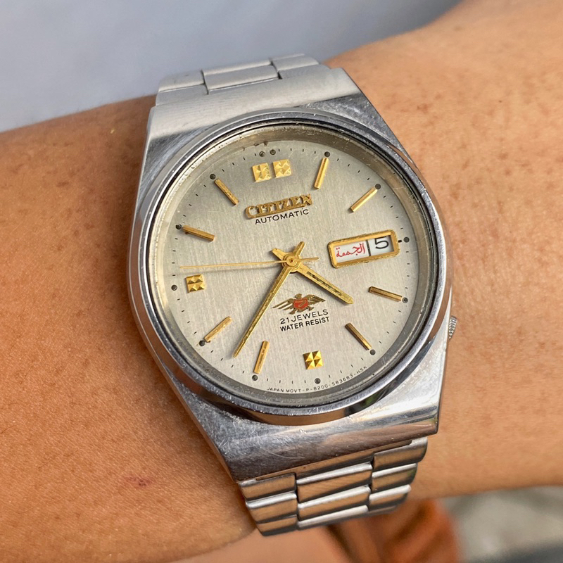 80’s CITIZEN Daydate Automatic 21 Jewels Japan