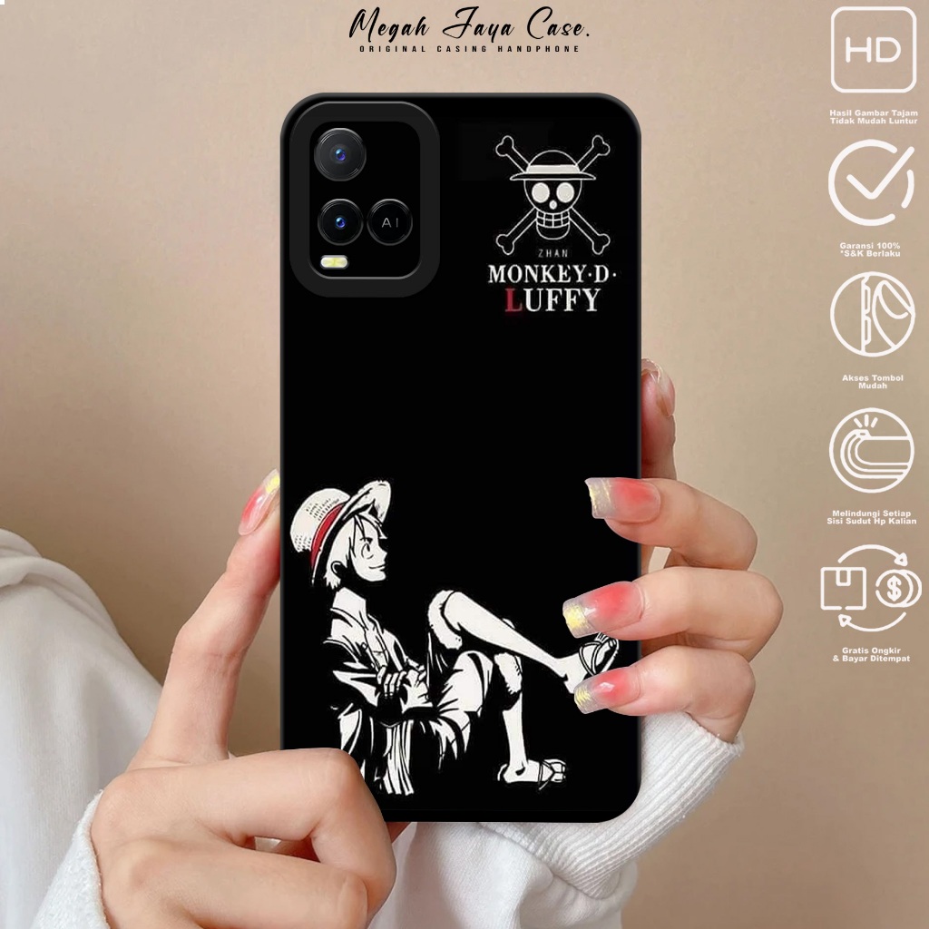 Case VIVO Y21 Y21S Y21T Y33S Y33T Y21A - Casing Hp VIVO Y21S Y21 Y21T Y21A Y33S Y33T  Motif OP - Sil