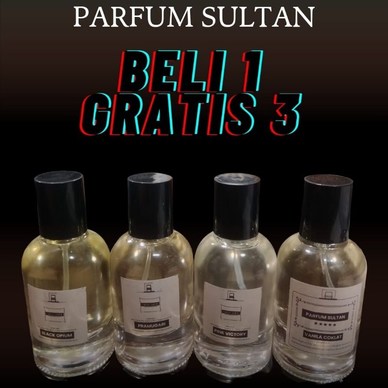 PAKET 4CS PARFUM SULTAN 35ML PRIA EKONOMIS