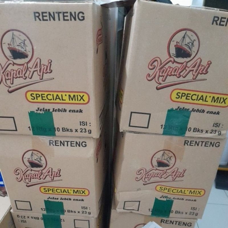 

kapal api mix 1dus isi 12renteng×10bksx23g