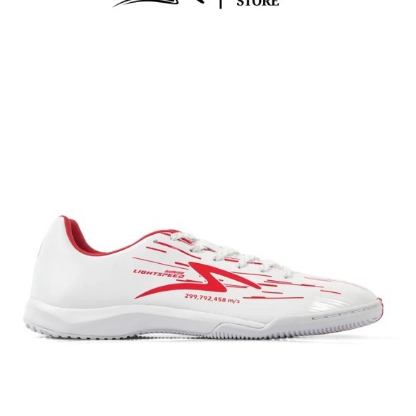 HJ6 Specs Sepatu Futsal Lhtspeed Reborn In White Emperor Red SPE12194  White Red
