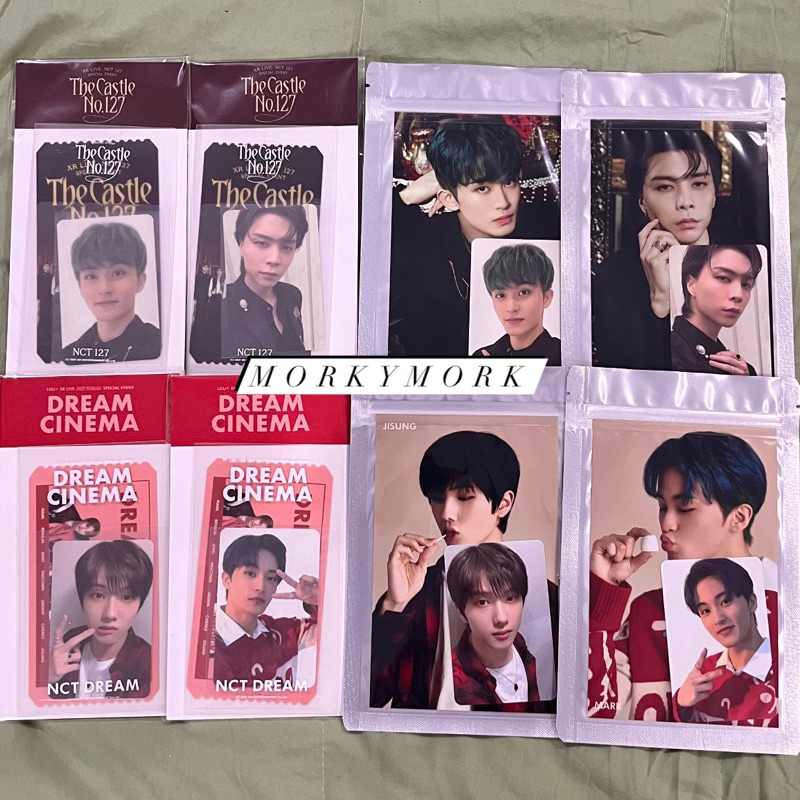 ‼️sale‼️ nct 127 the castle/nct dream cinema fanmeeting ar ticket & 4x6 photocard set