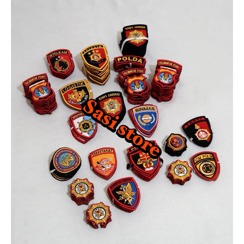 BREVET BORDIR POLRI TIMBUL 3D