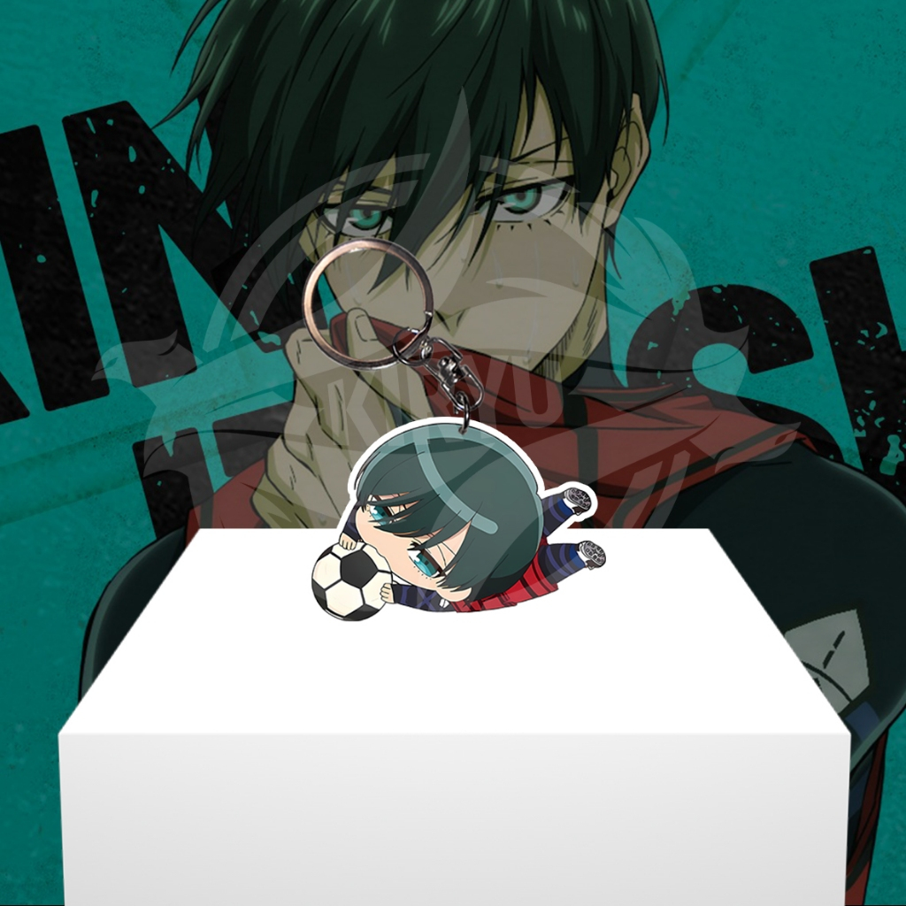 Gantungan Kunci Gantungan HP Anime Blue Lock Rin Itoshi  - Ganci Akrilik - Keychain Acrylic
