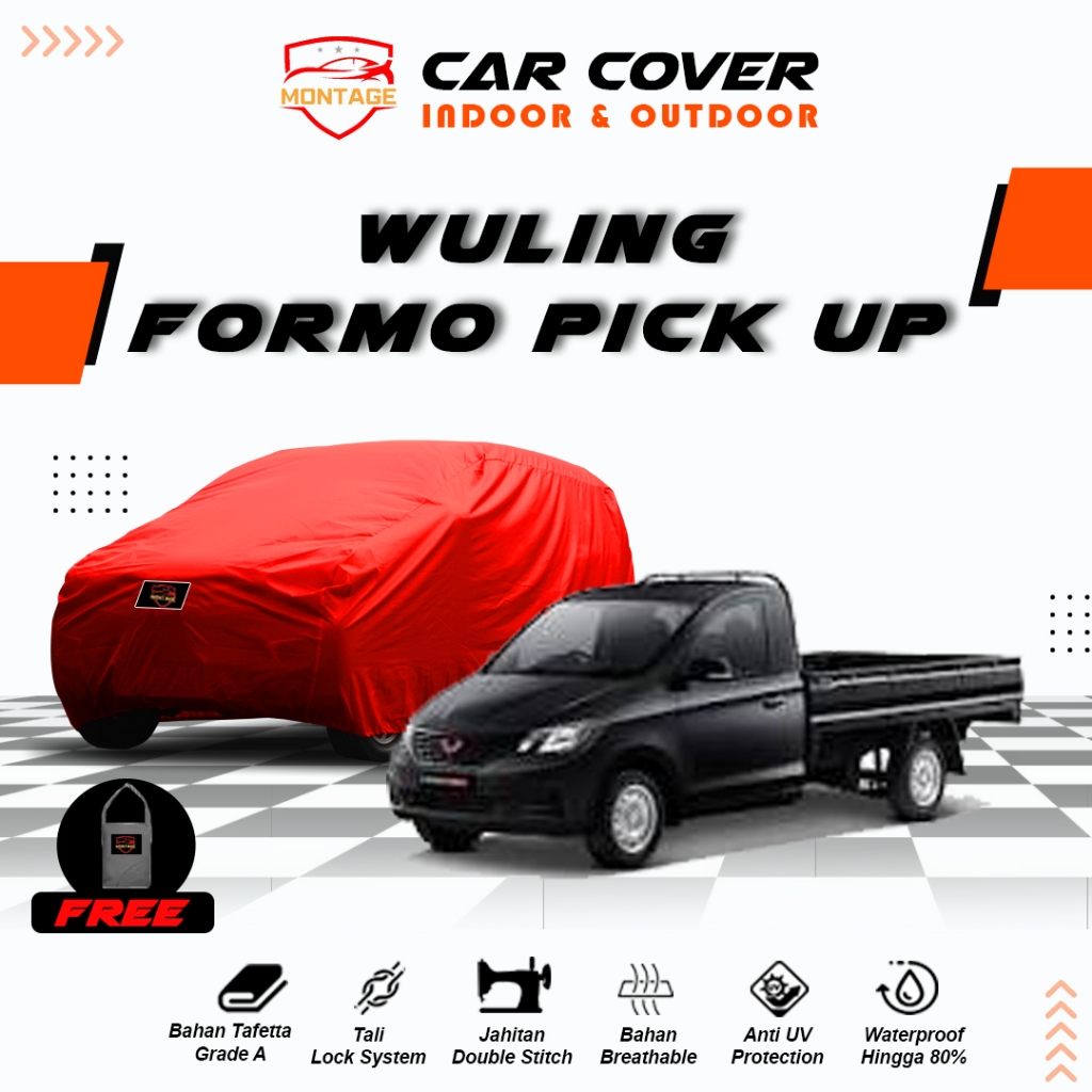 Cover Mobil Wuling Formo Pick Up / Sarung Mobil Wuling Formo Pick Up / Selimut Mobil Wuling Pick Up