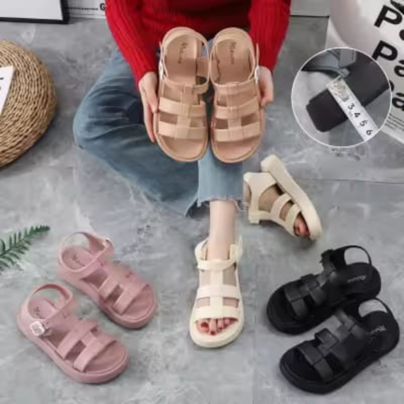 SANDAL GUNUNG WANITA IMPORT/ SANDAL JELLY WANITA TRENDY