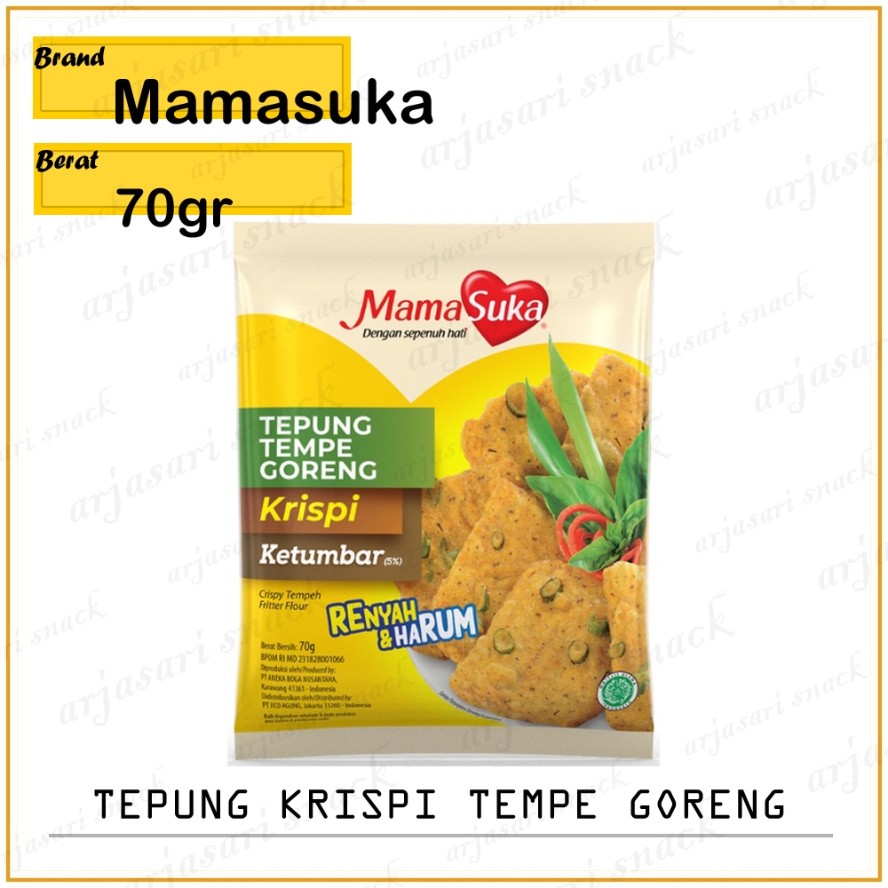 

Mamasuka Tepung Tempe Goreng Krispi Ketumbar 70g