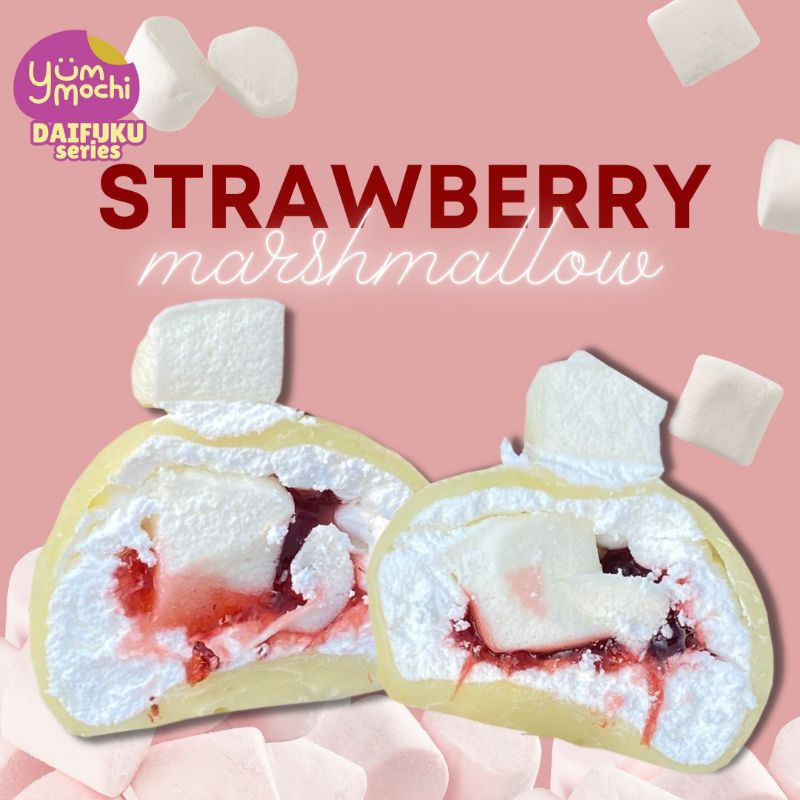 

Yummochi Daifuku Strawberry Marshmallow