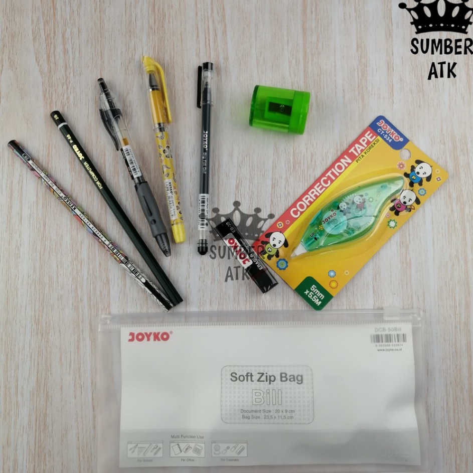 

Buruan Cek PAKET Gel Pen dan Pensil ATK SET SUMBER ATK