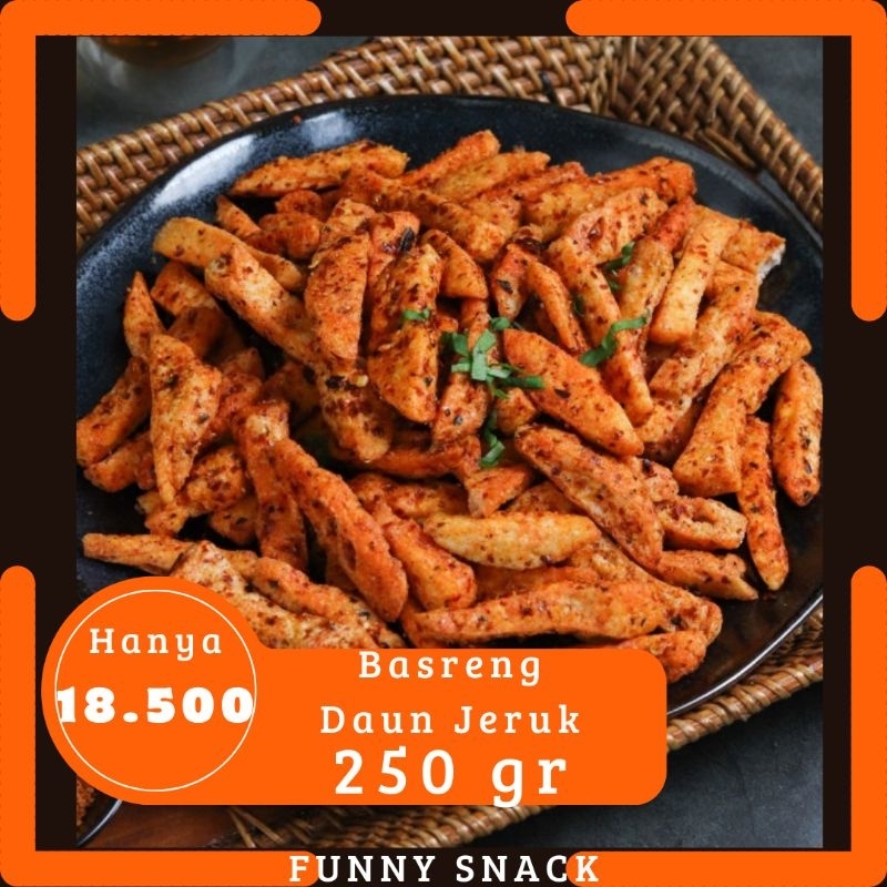

BASRENG 250gr / BAKSO GORENG / BASO GORENG / BASRENG PEDAS DAUN JERUK