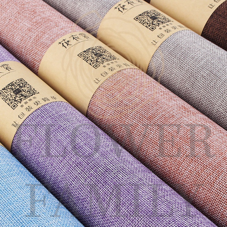 

Super Produsen Flower Family Jute Roll Flower Wrapping Paper Korea Kertas Bunga Roll Jute Korea Karung Goni Mesh RollKertas Buket Bunga Wisuda Anniversary