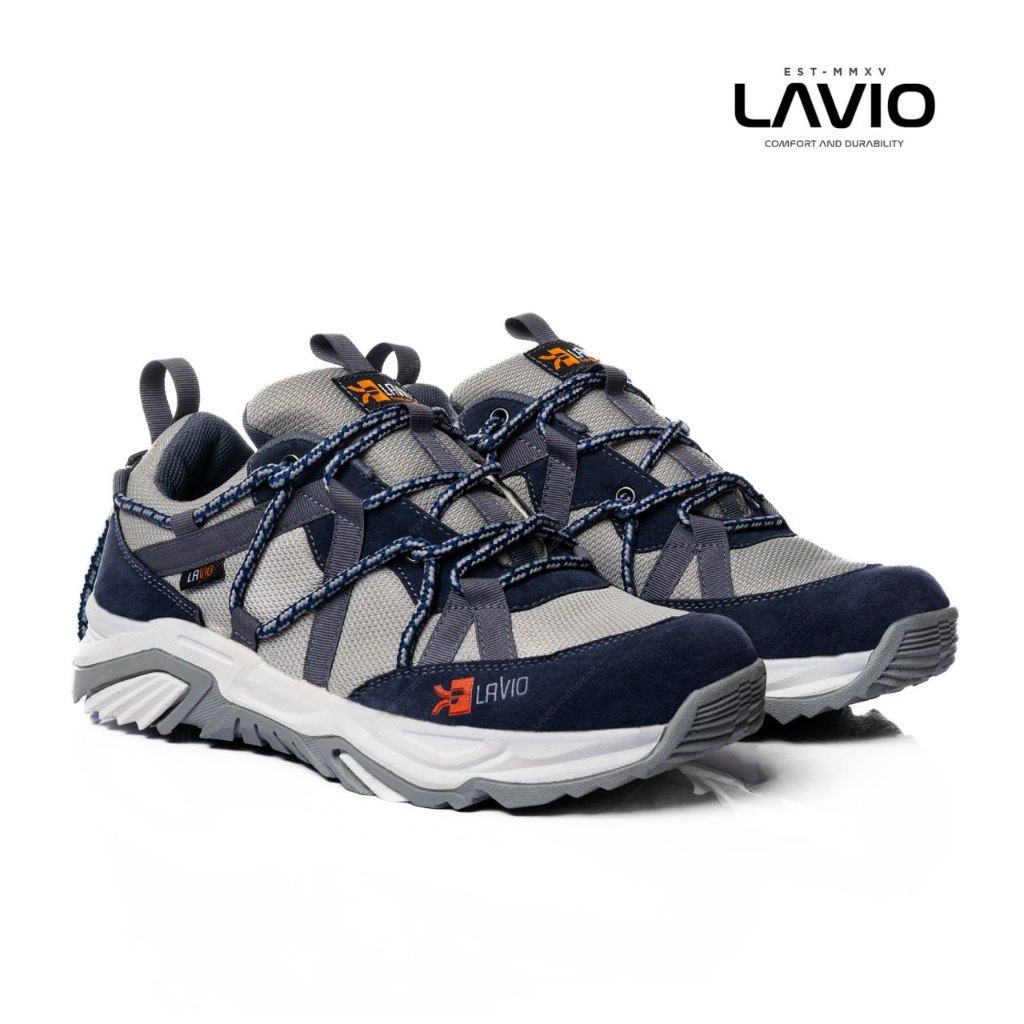 Sepatu Safety Pria Sporty Sneakers Kasual Model Keren Kekinian Lavio Ghana Original Outdoor / Indoor