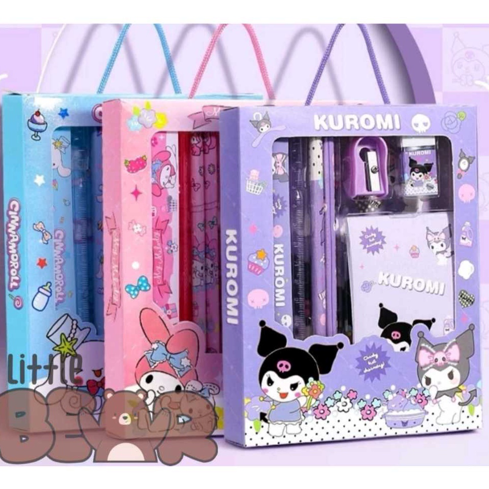 

Kejar Untung STUDY SET ALAT TULIS SEKOLAH STATIONERY SET KARAKTER LUCU 6 IN 1