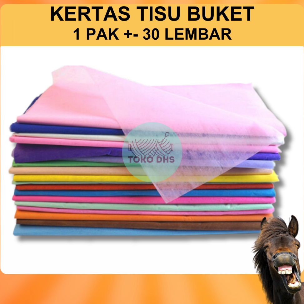 

Harga Ekonomis 1 pack Kertas Tisu Buket Bunga Tissue Cotton Paper Flower