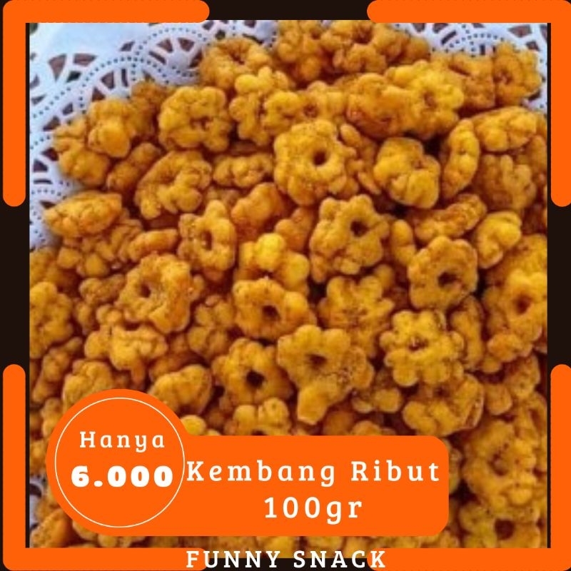 

SNACK KEMBANG RIBUT 100GRAM