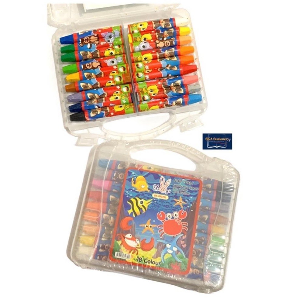 

Super Produk Oil PastelCrayon Usagi 18 Warna Set