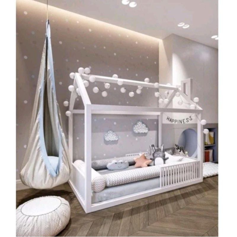 Dipan anak lucu // ranjang anak moderen ukran 120x200x180