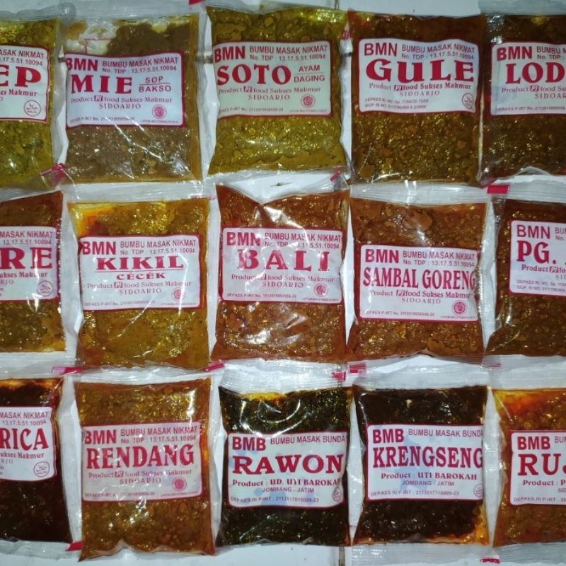

Bumbu instan Masakan BMN _ Sayur Sakura