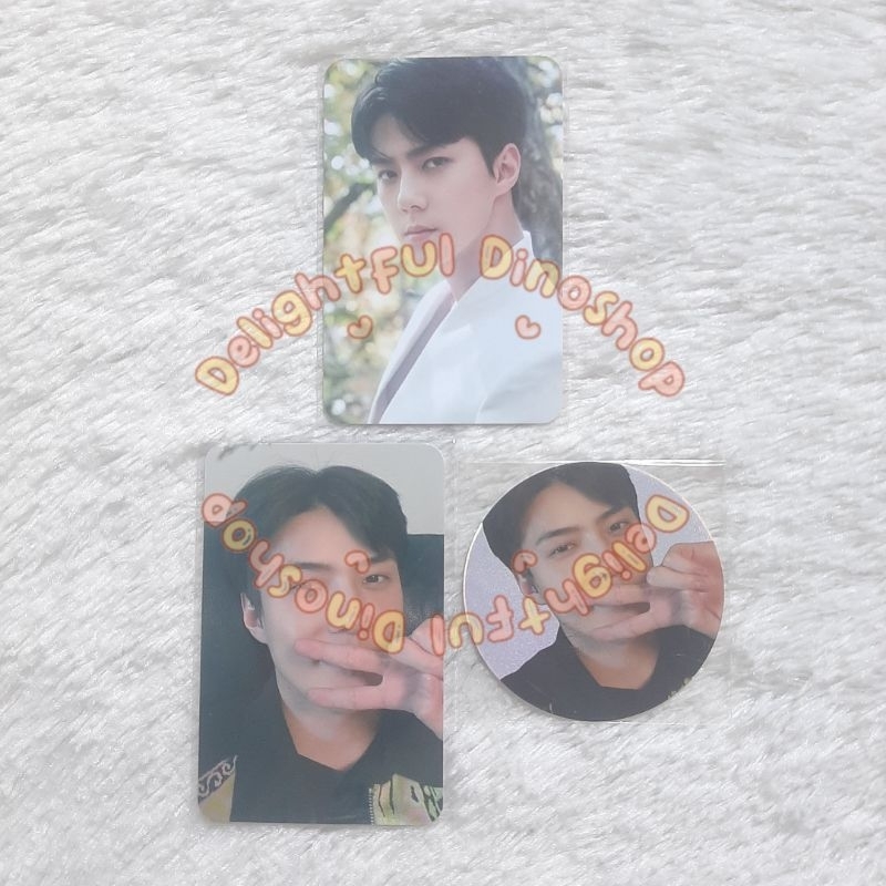 (READY STOCK) EXO SEHUN ELYXION OFFICIAL MERCHANDISE HAND WARMER PHOTOCARD ANTIQUE HAND MIRROR ANNIV