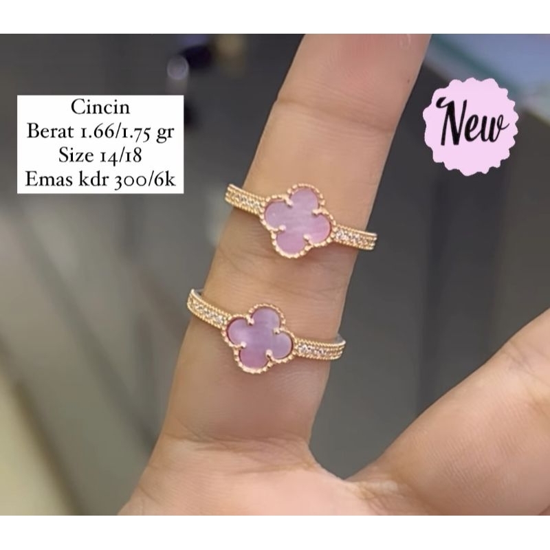 cincin vancleef pink