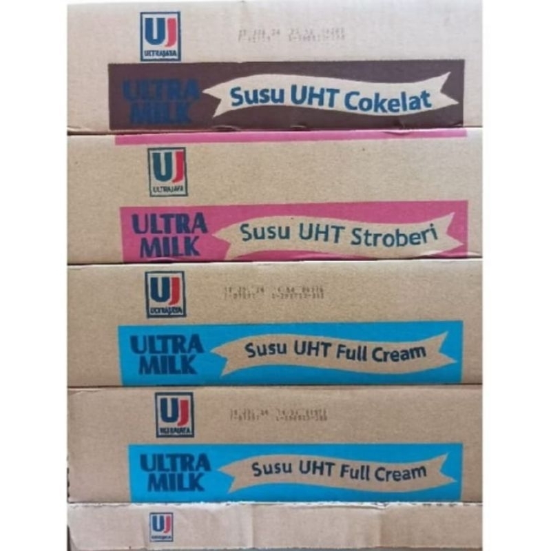 

Susu UHT Ultra 125 ml , isi 20 pcs
