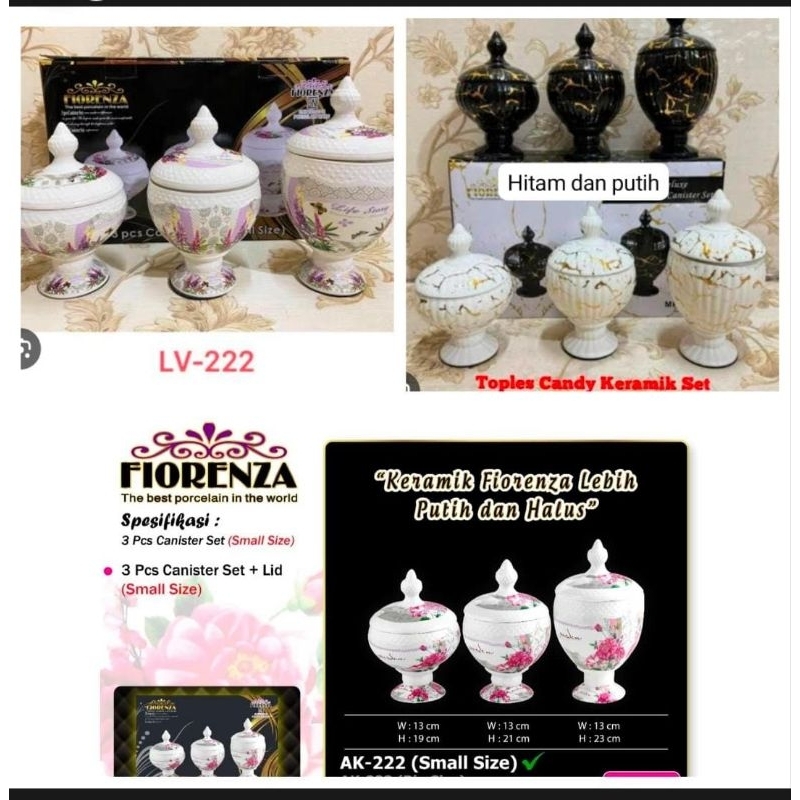 TOPLES PIALA FIORENZA AK 222/LV 222/MP 222/MH 222