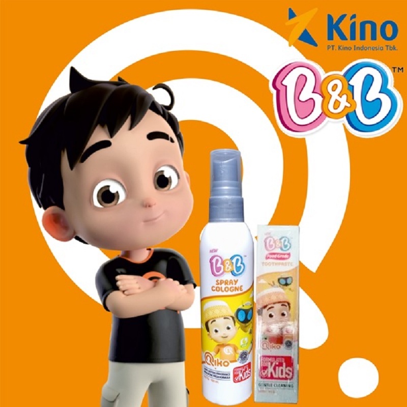 B&B Kids Riko The Series || Parfum Cologne Dan Odol Anak Karakter Riko Edisi Terbatas