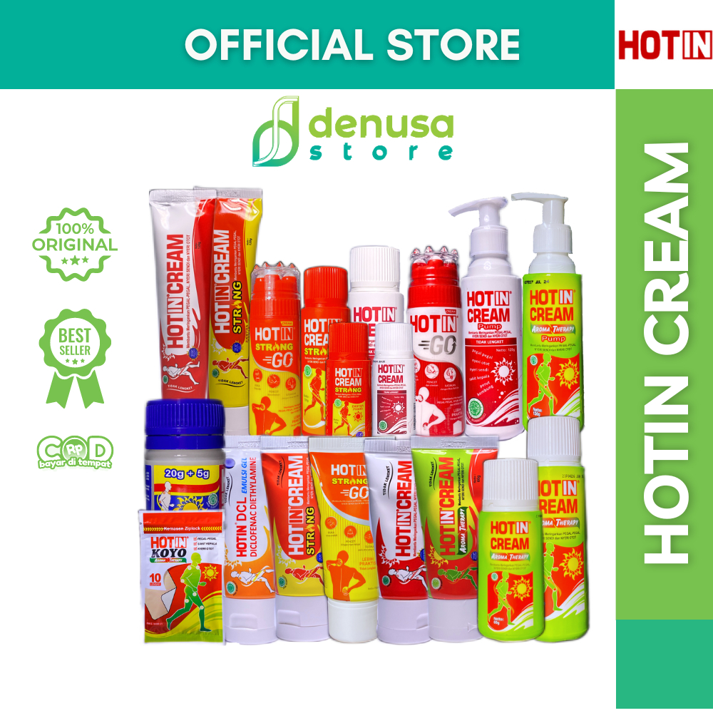 HOTIN CREAM TUBE / BOTOL 60g 120g DCL AROMA THERAPY STRONG KOYO HOT IN HOTIN GO