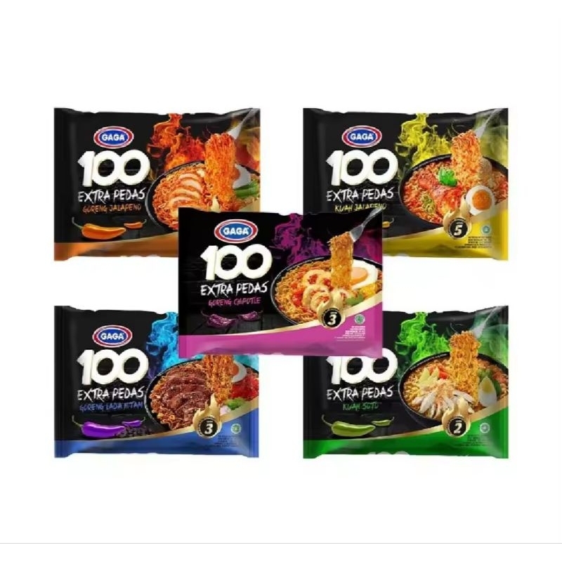 

GAGA MIE INSTANT 100 EXTRA PEDAS 75G | 85G