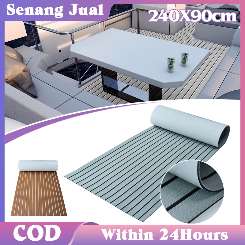 240X90CM Marine Boat Flooring Matras Anti Selip Eva Laut Karpet Kapal Flooring Outdoor