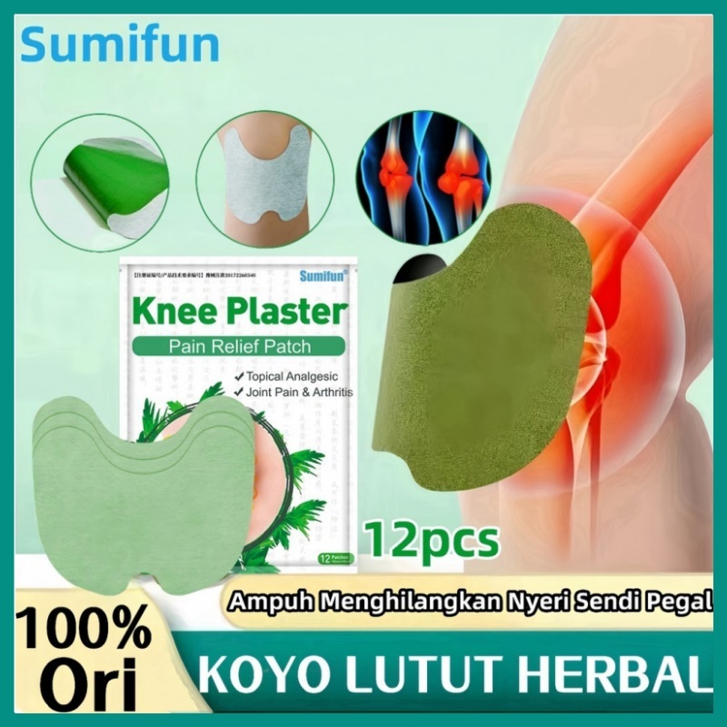 Sumifun Koyo Lutut Herbal Koyo Lutut Nyeri Sendi Ampuh Menghilangkan Nyeri Sendi Pegal 12pcs