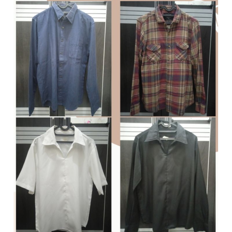 Etalase kemeja preloved / baju bekas / kemeja kantor / PL