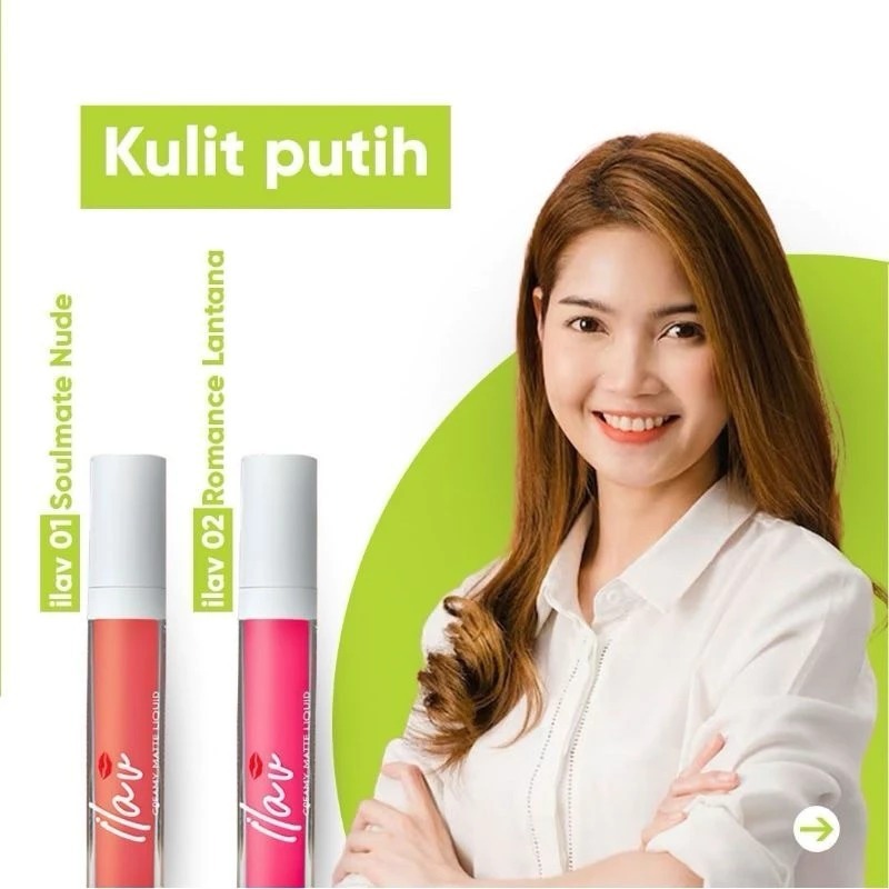 iLav lipstik dari HWI yang hadir dalam bentuk lip cream dengan hasil akhir matte