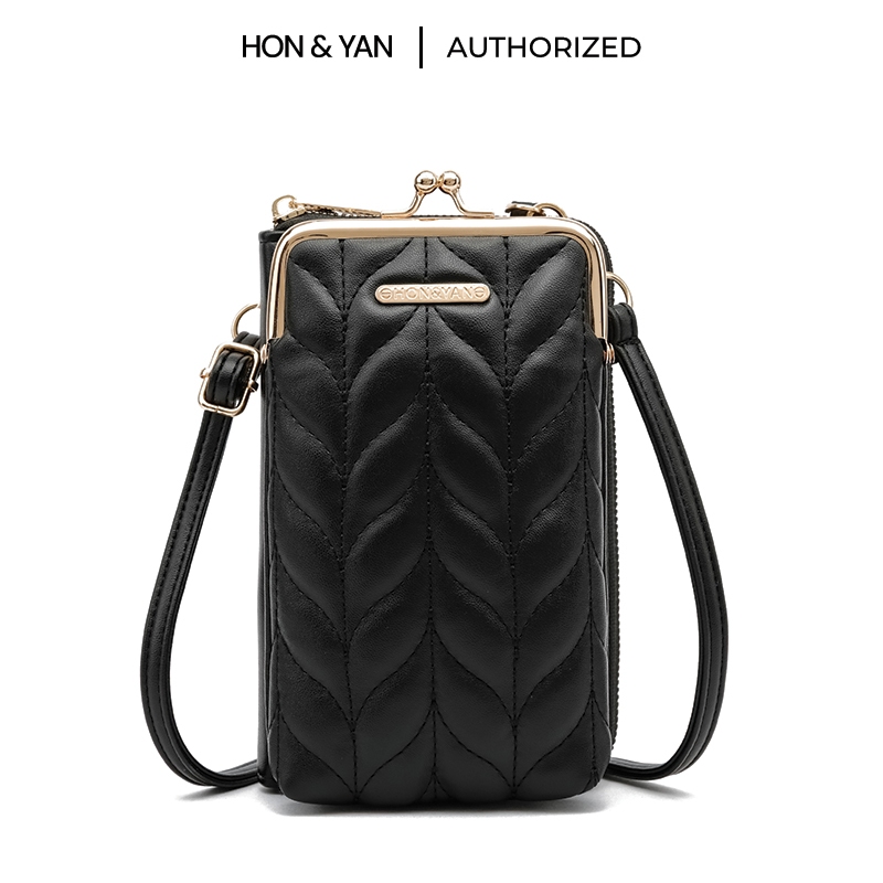 HONYAN Tas Selempang Dompet HP Wanita Serbaguna Import Ori - Aijo Sling Bag