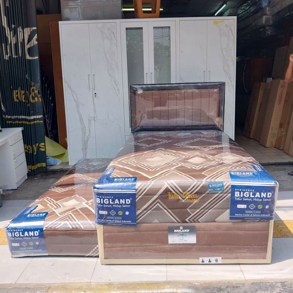 kasur sorong 2 in 1 twin clover bigland//free ongkir cilegon & serang kota