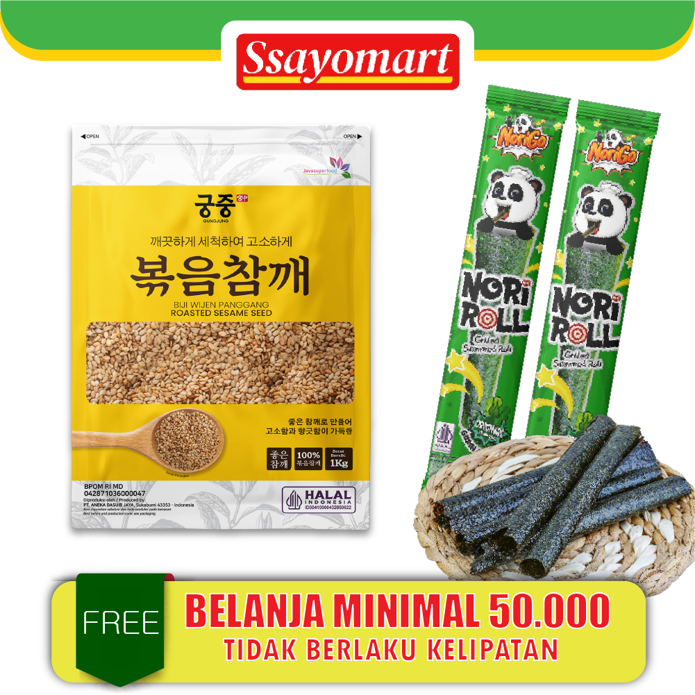 

Biji Wijen Panggang / Sesame Seeds Roasted 1Kg