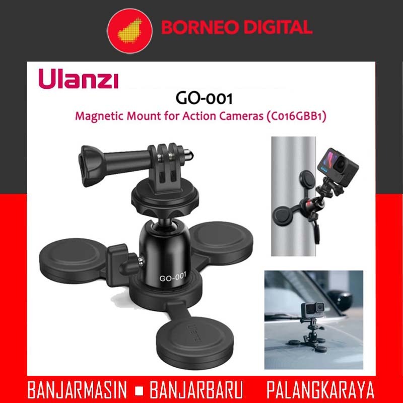 Ulanzi GO-001 Magnetic Mount for GoPro, Action Cameras