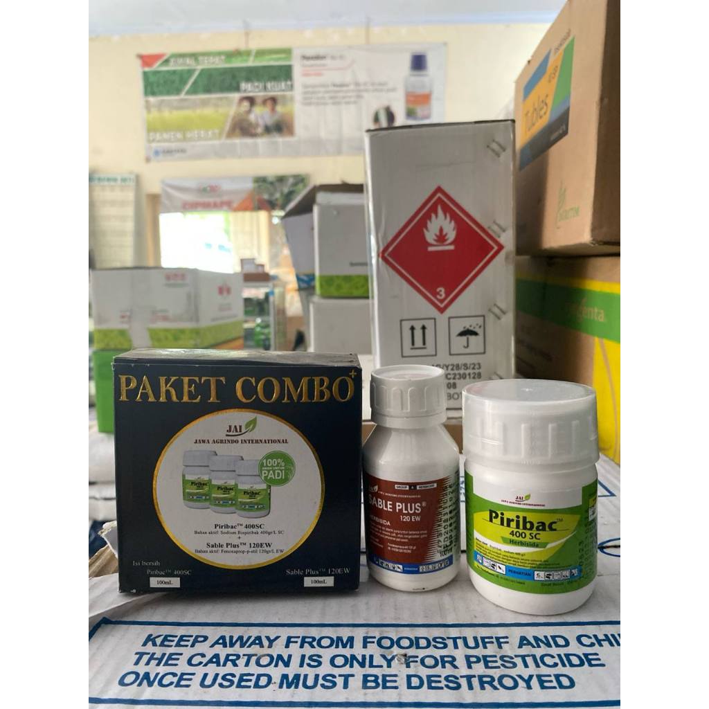herbisida selektif sistemik padi Paket Combo PIRIBAC