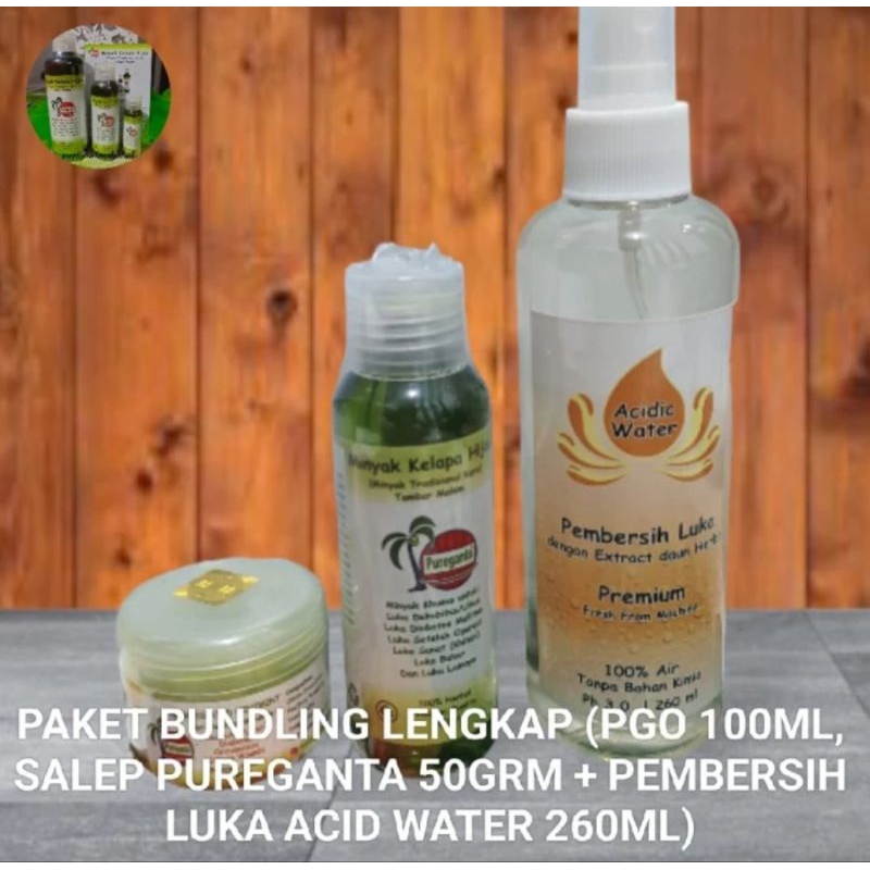 Pureganta Paket Lengkap Obat Luka Dekubitus Ulkus Luka Bolong