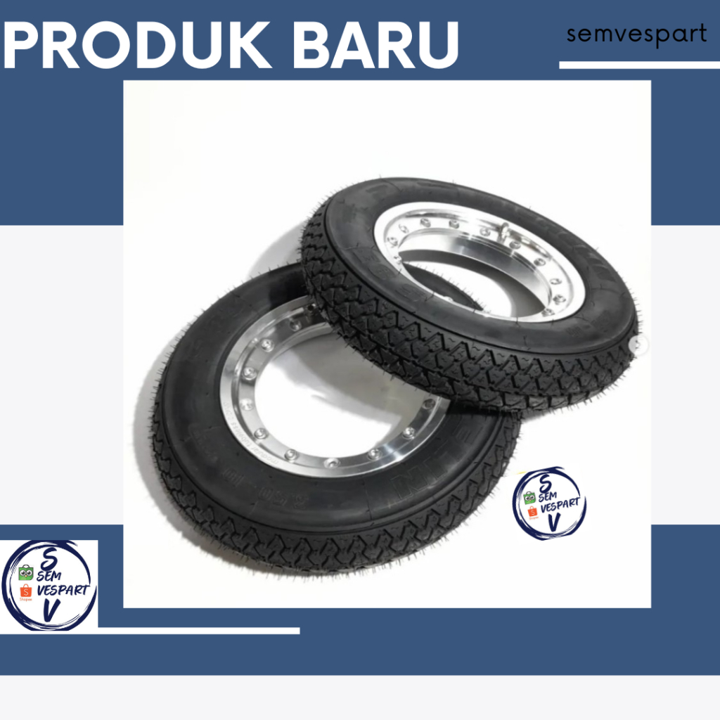 paket velg tubles vespa ring 10 Gs modular ban michelin s83