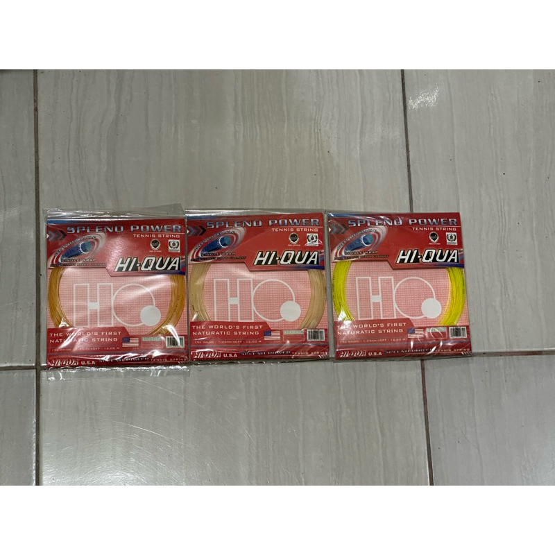 Senar Tennis Hiqua Splend Power / Senar Tenis Hi-Qua Splend Power