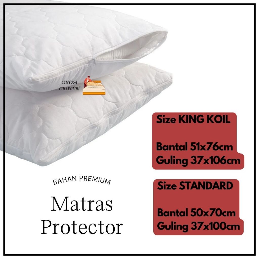 Matras Protector Bantal Guling Size STANDARD/KINGKOIL