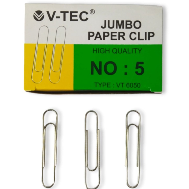 

VTEC JUMBO PAPER CLIP VT-6050 NO.5 / KLIP KERTAS