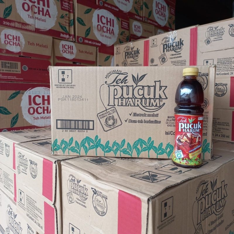 

teh pucuk 350 ml 1 dus isi 24 botol