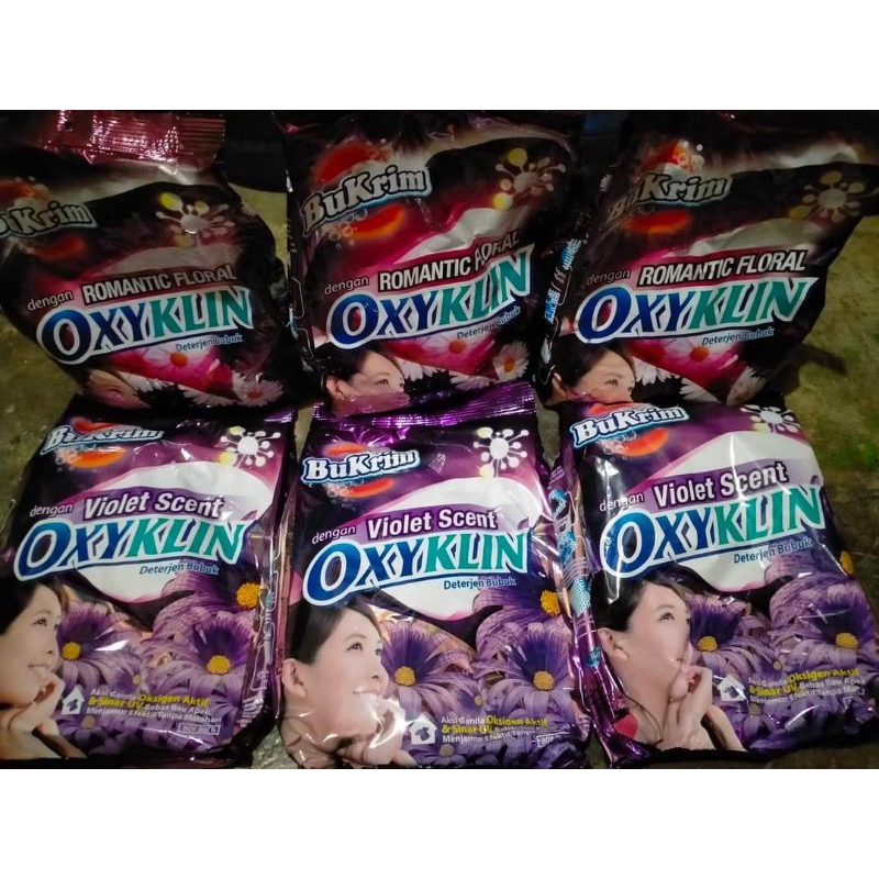 Oxyklin bukrim detergen 770 gram / So klin detergen bubuk 770 gram