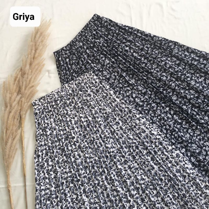 ROK PLISKET MOTIF IMPORT ROK BUNGA-BUNGA ROK MOTIF ROK PLISKET LUCU ROK SUSUN MOTIF