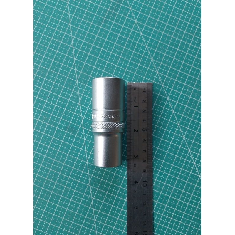 TEKIRO KUNCI SOK 22MM × 80MM DR 1/2" 6PT CR-V DEEP PANJANG